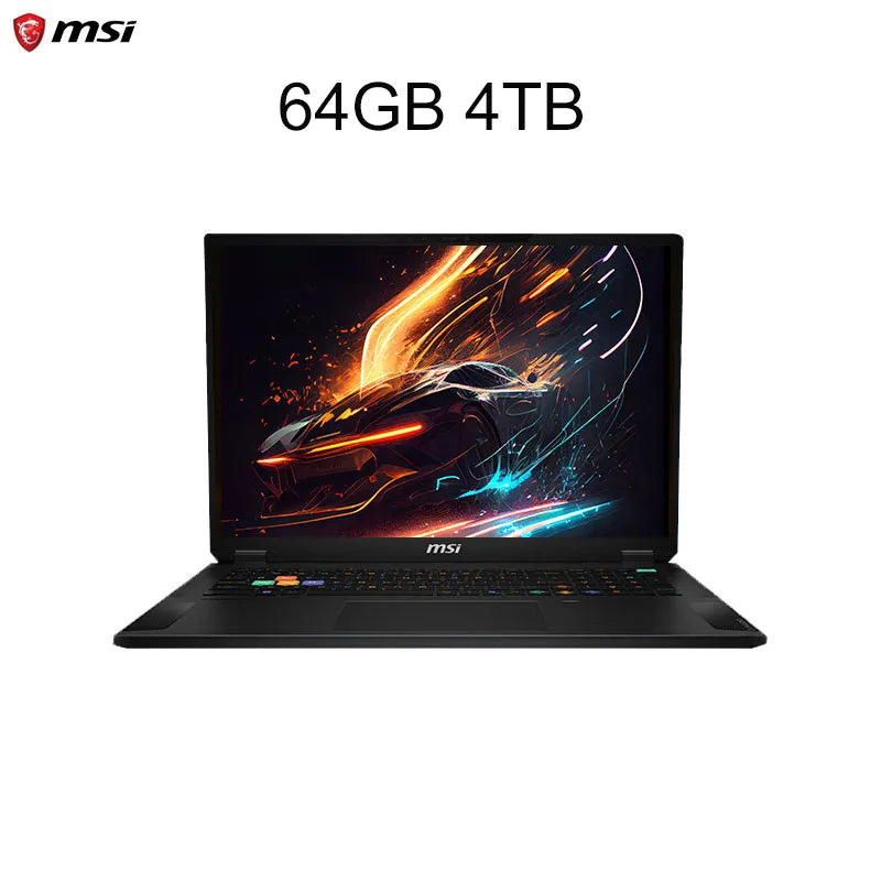 2025 MSI Stealth 18 HX AI Gaming Laptop 18 Inch 4K 120Hz MiniLED Screen Netbook Intel Ultra 9-275HX 64GB 2TB RTX5090 Notebook PC