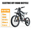 FVKING E6 Ultra Electric Bike 6000W Peak Electric Dirt Bike 60V30AH Battery 100km Speed 80Kmh Mountain Electric Motorcycle Adult