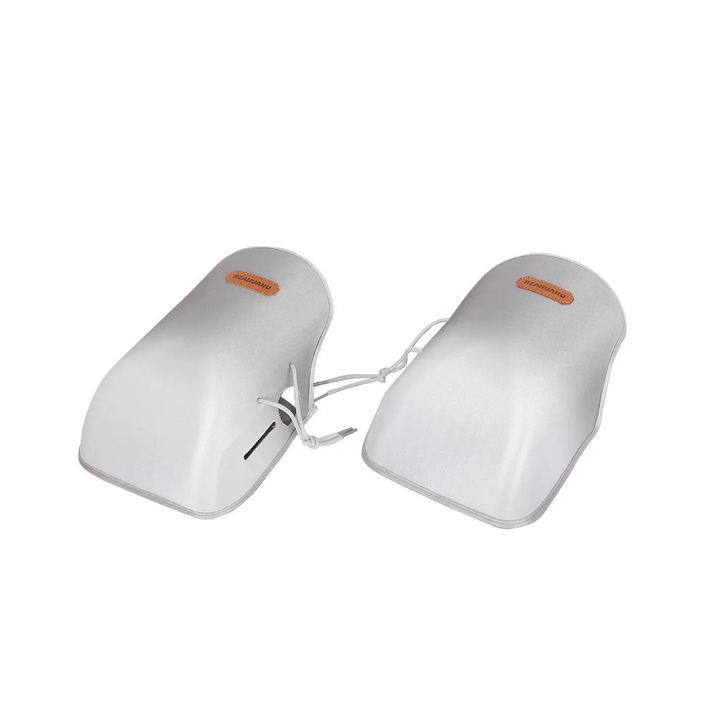 Summer Sun Protection Motorcycle Handlebar Covers, a Pair of Sunshade and Windshield Battery Car Waterproof Stereo Handguards, E